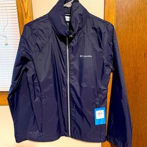 Brand new woman’s medium navy Columbia jacket